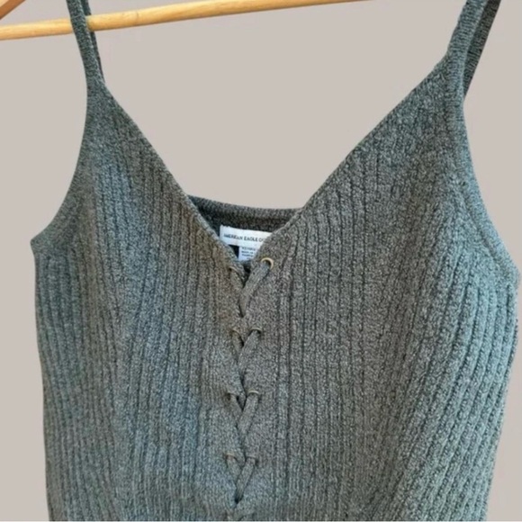 Women's Knit Lace-Up Tank Top - Picture 2 of 5